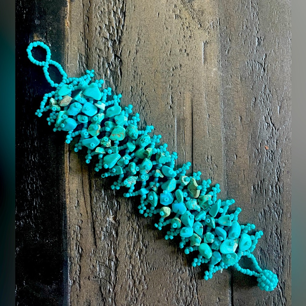 2/$30 Turquoise Beaded Bracelet
